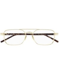 Saint Laurent - Eyewear Sl 780 Rectangular Glasses - Lyst