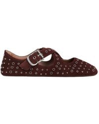 Alaïa - Criss Cross Ballet Flats - Lyst