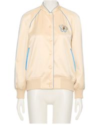 Valentino - Butterfly Embellished Button-Up Jacket - Lyst