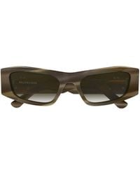 Balenciaga - Eyewear Cat-Eye Frame Sunglasses - Lyst