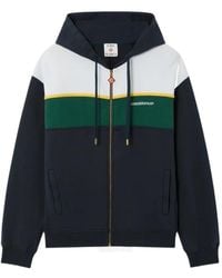 CASABLANCA - Colour-Block Zip-Up Hoodie - Lyst