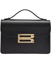 Victoria Beckham - Dorian Small Grained Leather Top Handle Bag - Lyst