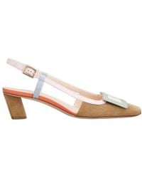 Roger Vivier - Belle Vivier Slingback Heeled Pumps - Lyst