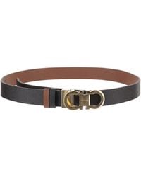 Ferragamo - Ferragamo Gancini-Buckle Reversible Belt - Lyst