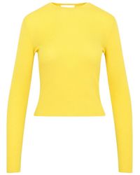 Gabriela Hearst - Ribbed-Knit Merino Wool Top - Lyst
