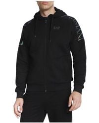 EA7 - Logo And Hat Casual Jacket - Lyst