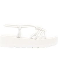 Gianvito Rossi - Round-Toe Platform Sandals - Lyst