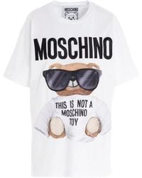Moschino - Teddy Bear Pattern Printed T-Shirt - Lyst