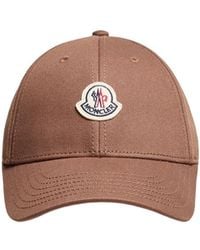 Moncler - Gabardine Logo Patch Baseball Cap - Lyst