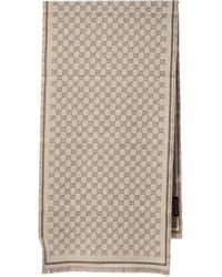 Gucci - Gg Wool Scarf - Lyst