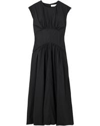 Proenza Schouler - Nyssa Gathered Shell Midi Dress - Lyst