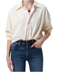Citizens of Humanity - Aris Long-Sleeve Polo Top - Lyst