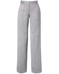Stella McCartney - Striped Wool Wide-Leg Pants - Lyst