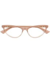 Bottega Veneta - Eyewear Cat Eye Fame Glasses - Lyst