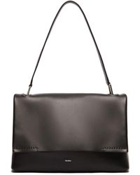 Max Mara - Logo Plaque Foldover Top Shoulder Bag - Lyst