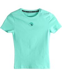 Marine Serre - Logo-Patch T-Shirt - Lyst