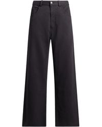 MM6 by Maison Margiela - Solid Color Casual Trousers - Lyst