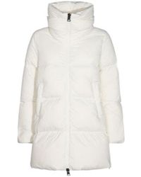 Herno - High Neck Zip-Up Coat - Lyst