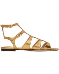 Tom Ford - Leather Flat Sandals - Lyst