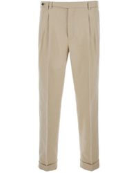 Pt Pantaloni - Pants With Two Pleats - Lyst