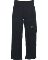 Stone Island - Straight Trousers - Lyst