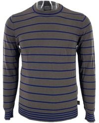 Armani Collezioni - Horizontal Striped Sweater - Lyst