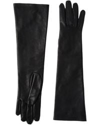Brunello Cucinelli - Long Leather Gloves - Lyst