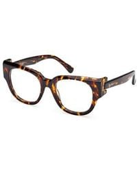 Max Mara - Round-Frame Glasses - Lyst
