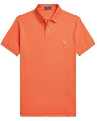 Polo Ralph Lauren - Logo-Embroidered Straight Hem Polo Shirt - Lyst