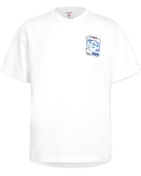 CASABLANCA - Crew Neck Printed T-Shirt - Lyst
