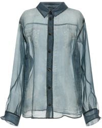 Haikure - Maya Sheer Trompe Loeil Print Top - Lyst