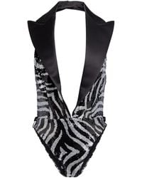 Dolce & Gabbana - Bodysuit Polyester, Silk, Elastane - Lyst