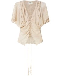 Isabel Marant - Thanais Gathered Top - Lyst