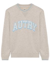 Autry - Logo-Stamp Drop Shoulder Sweatshirt - Lyst