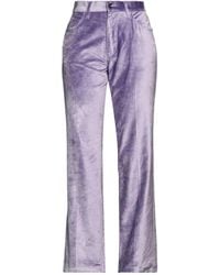 Rag & Bone - Solid-Colored Velvet Trousers - Lyst