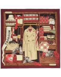Burberry - Heritage Knight Print Scarf - Lyst