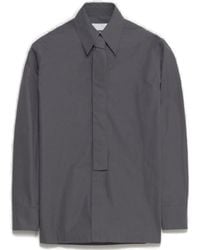 Jil Sander - Tie Detailed Shirt - Lyst