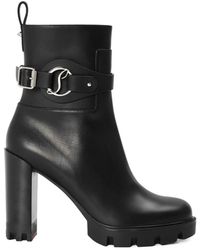 Christian Louboutin - Solid Color Ankle Boots - Lyst