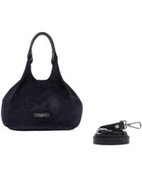 Gianni Chiarini - Dua Suede Logo-Plaque Tote Bag - Lyst