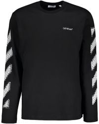 Off-White c/o Virgil Abloh - Graphic Sleeve Long-Sleeve T-Shirt - Lyst