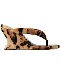 Balenciaga - Gaeta Wedge Thong Sandals - Lyst