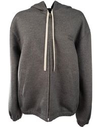 Miu Miu - Long-Sleeve Casual Jacket - Lyst