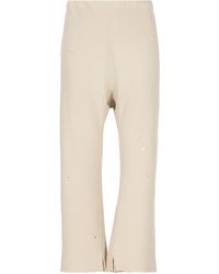 Maison Margiela - Drawstring-Waist Cropped Trousers - Lyst