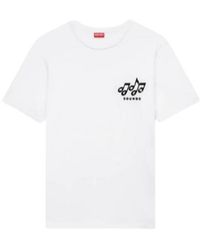 KENZO - Sounds' Embroidered Slim T-Shirt - Lyst