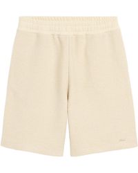 Ami Paris - Curly Logo Detailed Bermuda Shorts - Lyst