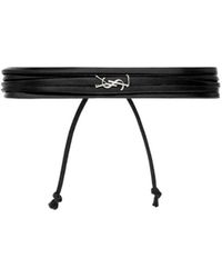 Saint Laurent - Cassandre Multi-Strand Bracelet - Lyst