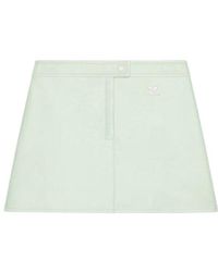 Courreges - Courrèges Reedition Vinyl Mini Skirt - Lyst