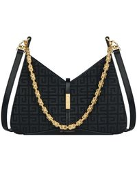 Givenchy - Logo Embroidered Cut Out Small Shoulder Bag - Lyst