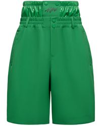 Moncler - X Asap Rocky Logo Printed Layered Shorts - Lyst