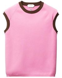 Versace - Sleeveless Knitted Top - Lyst